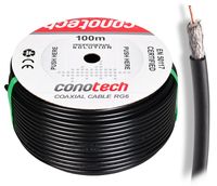 Antenowy przewód koncentryczny żelowany NS100TRI GEL rolka 100m