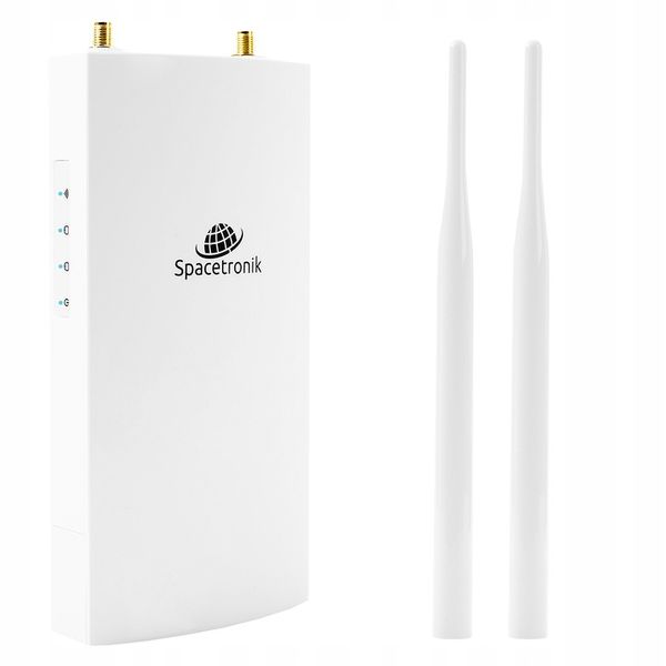Zewnętrzny Access Point 300Mbps IP66 PoE 4w1 Punkt Dostępu Spacetronik zdjęcie 10