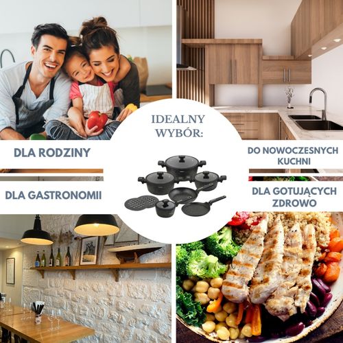 zestaw 12 elem. garnków marmurkowych klausberg kb-7966 na Arena.pl