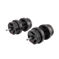 Zestaw hantli 2x20 kg + łącznik do sztangi | 40 kg Body Sculpture