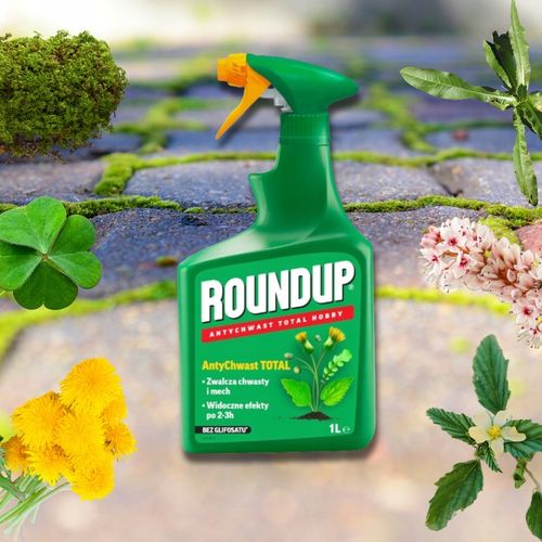 Silny Środek na Chwasty Roundup AntyChwast Środek Chwastobójczy 1L na Arena.pl