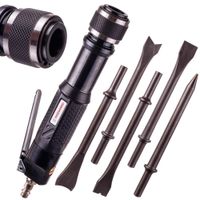 młotek pneumatyczny udarowy prosty automatyczny 5x groty dłuta przecinaki