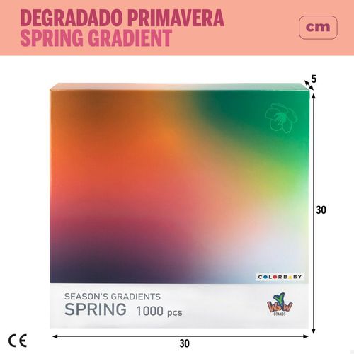 układanka puzzle Colorbaby Season's Gradients Spring 68 x 50 cm (6 Sztuk) na Arena.pl