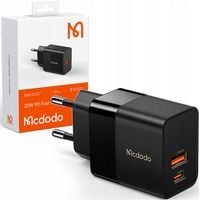 mcdodo szybka ładowarka sieciowa do iphone usb typ c 2x usb usb-c pd 20w