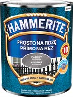 HAMMERITE FARBA DO METALU PROSTO NA RDZE PIASKOWY SREBRNY 0,7L