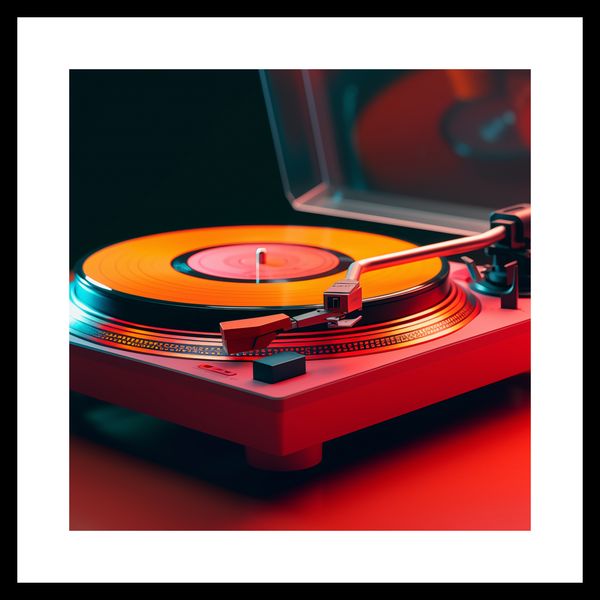 Plakat 40x40cm Retro Granie zdjęcie 3