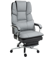 Krzesło biurowe fotel regulowany szary do 180 kg