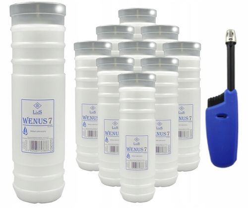 Rewelacyjne wkłady do zniczy Parafinowe Wenus7 +ZapalarkaGRATIS na Arena.pl