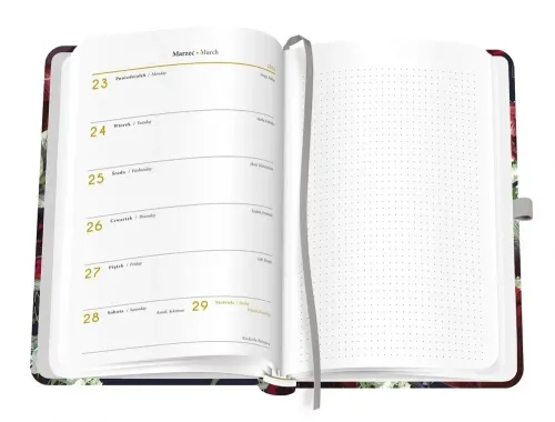 KALENDARZ KSIĄŻKOWY B5 192 MAT+UV WILDFLOWERS 2026 INTERDRUK na Arena.pl