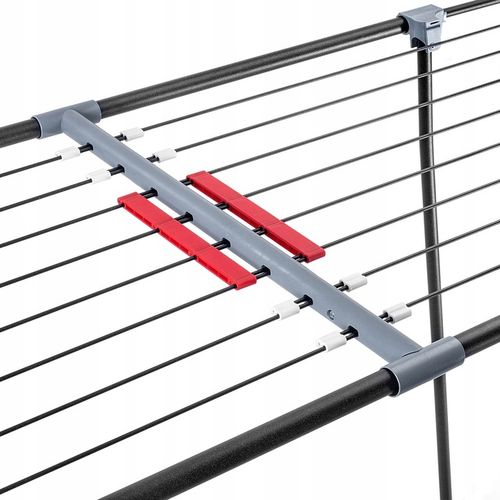 SUSZARKA NA PRANIE STOJĄCA UBRANIA BIELIZNĘ TELESKOPOWA ROZSUWANA 20m na Arena.pl