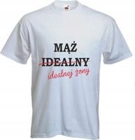 koszulka DLA PAR mąż idealnej żony PREZENT