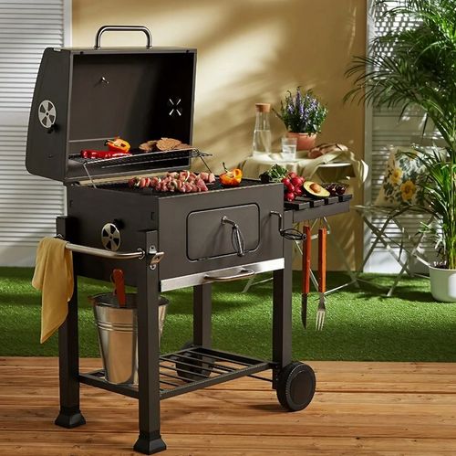 GRILL WĘGLOWY BBQ - ŻELIWNY RUSZT 57 x 43 cm na Arena.pl
