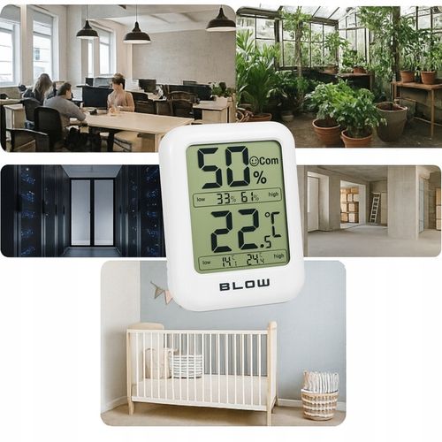 2x TERMOMETR MINI STACJA POGODOWA POGODY HIGROMETR ZESTAW MAGNES na Arena.pl