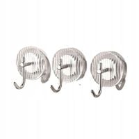 WIESZAK ŁAZIENKOWY komplet METALOWY Wytrzymały 3x