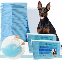 PODKŁADY HIGIENICZNE CHŁONNE MATY DO PRZEWIJANIA MATA 60x60 100 SZT DLA PSA