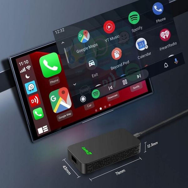 BEZPRZEWODOWY ADAPTER SAMOCHODOWY CARLINK 5.0 DO ANDROID AUTO APPLE CARPLAY zdjęcie 7