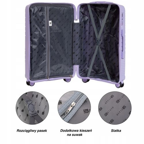 WALIZKA M MAŁA "20" PODRĘCZNA KABINOWA PP NA KÓŁKACH TWARDA BLOOM 6 KOLORÓW na Arena.pl