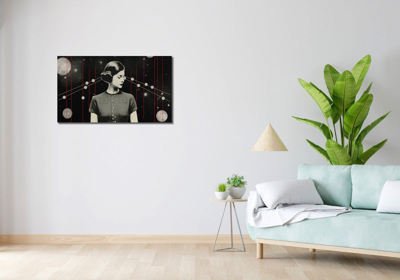 Obraz 90x50cm Planety i Księżyce zdjęcie 2