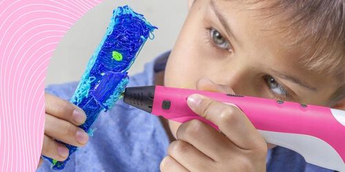 ZESTAW DŁUGOPIS 3D DLA DZIECI DRUKARKA + 110 METRÓW WKŁADU FILAMENTU GRATIS na Arena.pl