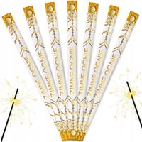 DŁUGIE ZIMNE OGNIE aż 70 cm - 42 szt - DJ Ślub Wesele Urodziny Karnawał