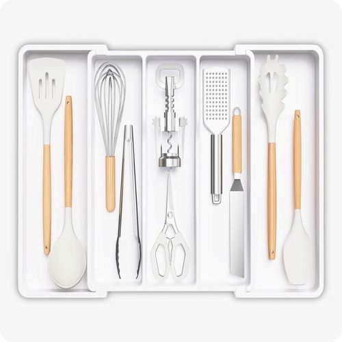 Wkład Do Szuflady Kuchennej 60 Organizer Pojemnik Na Sztućce Rozsuwany na Arena.pl