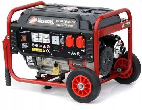 PROFESJONALNY AGREGAT PRĄDOTWÓRCZY 5,2kW KOŁA AVR+ MIEDZIANY STOJAN na Arena.pl