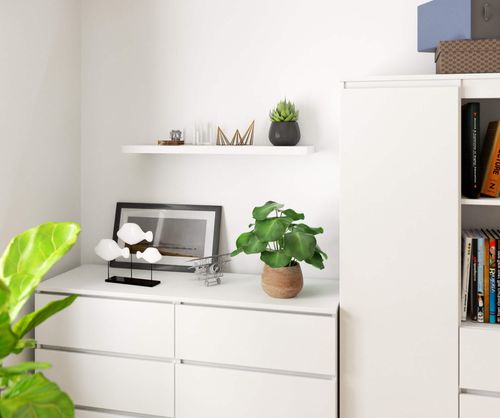 Półka PS-4 80 cm biała na Arena.pl