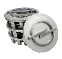 OPEL DEKIELKI na felgi zaślepki felg 59mm KAPSLE kołpaczki OPEL 4szt 59/55