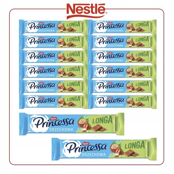 Pakiet Wafel Orzechowy Princessa Longa Nestle 14 x 45 g zdjęcie 5