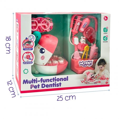 WOOPIE Zestaw Małego Dentysty Głowa Jednorożca Akcesoria na Arena.pl