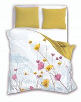 Pościel 160x200 Kwiatuszki Kolorowe Kwiaty Wiosenna Natura Łąka Bawełniana