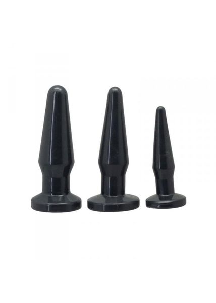 Plug-TPE ANAL PLUG 3 SIZES/ SET (H) zdjęcie 1