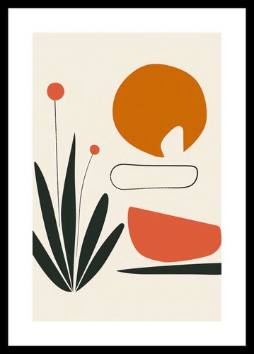 Plakat 53x81cm Abstrakcyjny Zen na Arena.pl