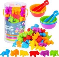 zwierzątka zabawka chwytanie nuka liczenia kolorów