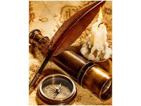 40X50CM STARA MAPA OBRAZ