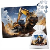 PUZZLE TRADYCYJNE - MASZYNY BUDOWLANE - 35 el