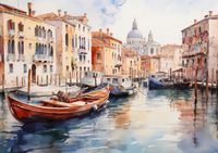 Plakat 84x59,5cm Wenecka Impresja