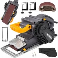 SZLIFIERKA TAŚMOWA DO DREWNA METALU RĘCZNA STOŁOWA Z REGULACJĄ MOCNA 2000W