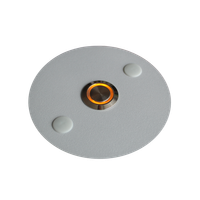 Przycisk dzwonka do domofonu wyjścia furtki bramy drzwi LED okrągły srebrny