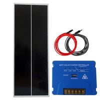 ZESTAW FOTOWOLTAICZNY NA KAMPER 100W SOLARNY MPPT