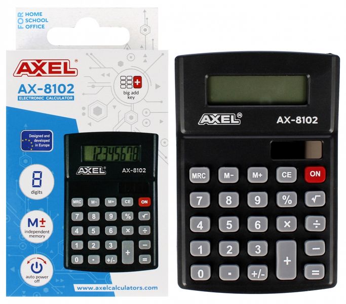 kalkulator ax-8102 axel 347721 zdjęcie 1