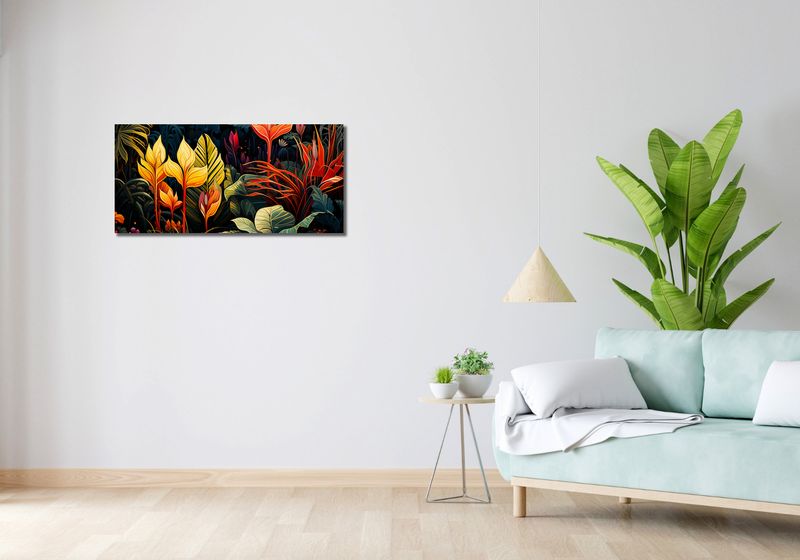 Obraz 90x40cm Tropikalna Symfonia zdjęcie 2