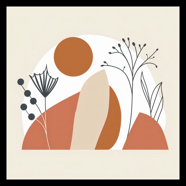 Plakat 40x40cm Organiczny Splot zdjęcie 2