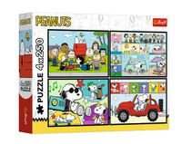 puzzle 4x250 fistaszkowe przygody 13370