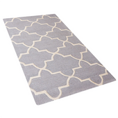 Dywan wełniany 80 x 150 cm szary SILVAN