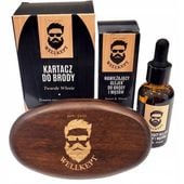 Szczotka do Brody i Wąsów + Nawilżający Olejek Idealny Zestaw dla Brodacza!