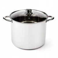 Garnek tradycyjny Florina stal nierdzewna 24 cm 8 l srebrny