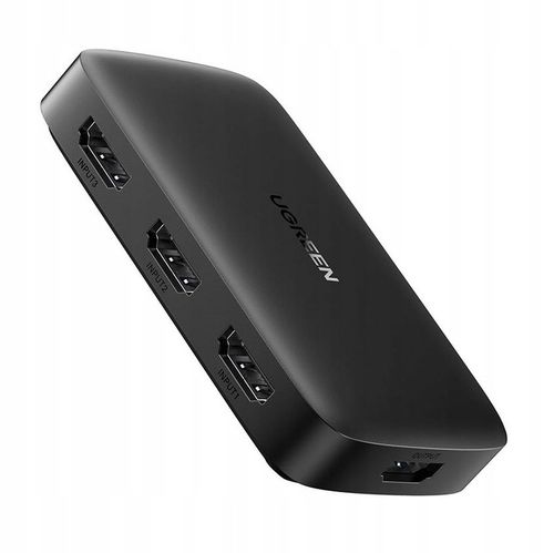 UGREEN Rozdzielacz Przełącznik Switch Adapter 3w1 3x HDMI 1.4 4K Z Pilotem na Arena.pl