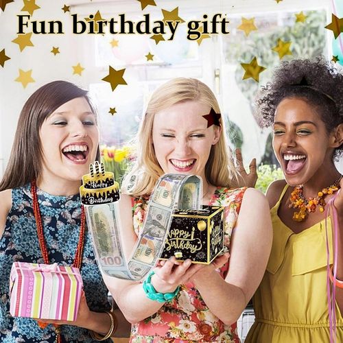 PUDEŁKO URODZINOWE DO WYCIĄGANIA PIENIĘDZY URODZINY PREZENT NIESPODZIANKA na Arena.pl