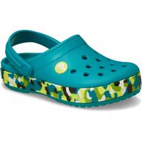 Crocs Dziecięce Klapki Sportowe Lekkie Crocband Glow Confetti Clog 24-25